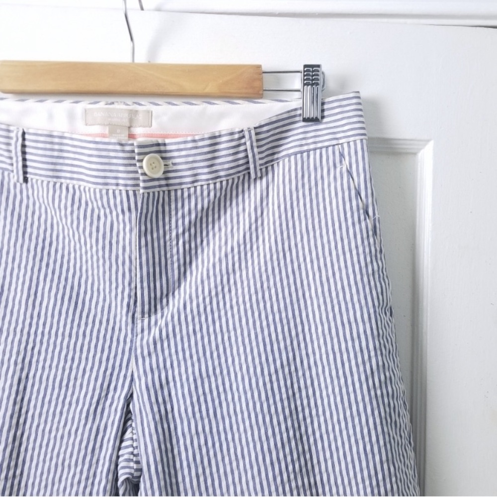 EUC Banana Republic Seersucker Pants Size 8